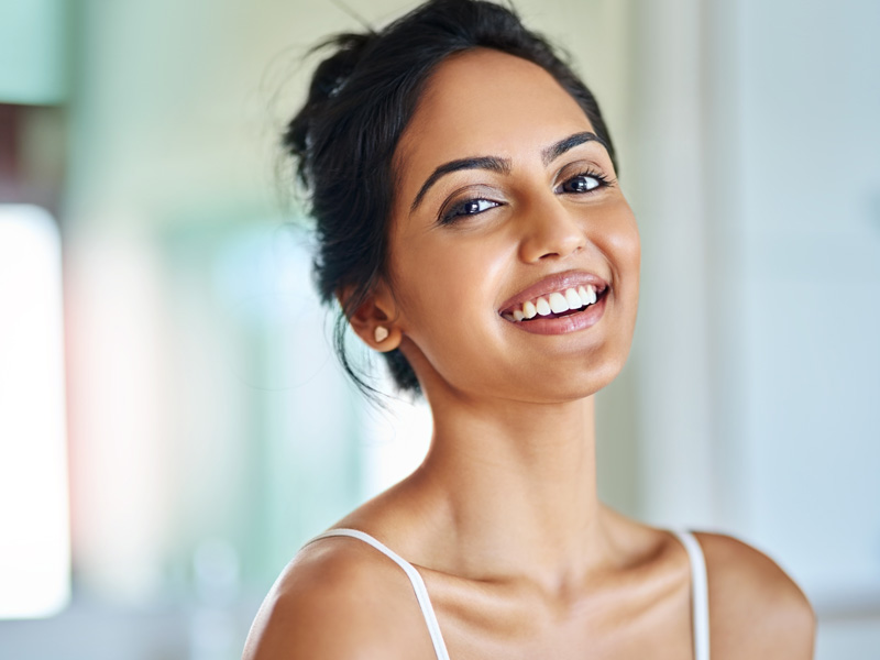 smiling young woman